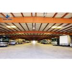 Galvanized Lattice Column Metal Frame for Steel Workshop Sandwich Prefab