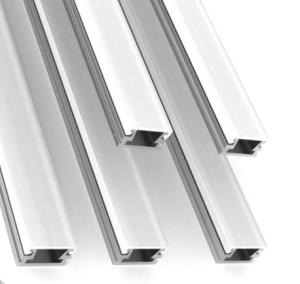 Wholesale H7.5mm LED Strip Aluminium Profile PC Frosted ROHS Extrusion Process from china suppliers