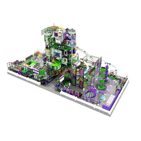 Adventure Ninja Indoor Playground Brave Challenge Playground Equipment Indoor
