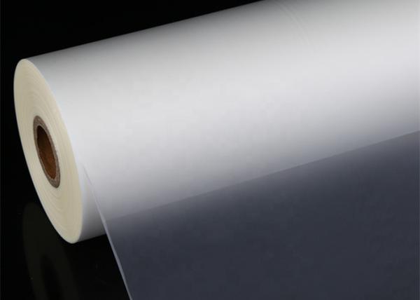 Scuff Resistant Adhesive Bopp Matt Thermal Lamination Film Roll For Hot Stamping