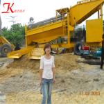 Big Scale Gold Trommel Washing Plant 400tph Gold Sluice Mining Machine