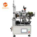 Semi-automatic Barcode Label Printing Machine for Shampoo Cosmetic Bottle in
