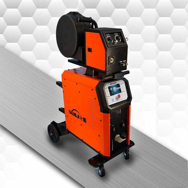 Dual Pulse IGBT Inverter MIG Welder , Portable Mig Welding Machine With Full