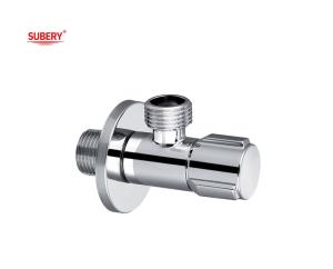 Wholesale Brass Triangle Valve G1/2&quot; Thread Brass Body ABS Handle OEM from china suppliers