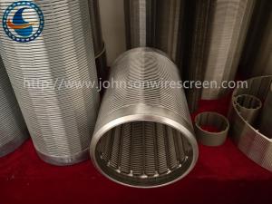 China Vee Shape Johnson Stainless Steel Well Screens Various Construction Types on sale