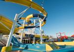 Hotel Custom Fiberglass Water Slides With Floats Bowl