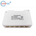 DIN Rail POE Repeater Extender 1In 4Out Hi Power 90W to 4port 30W DC48V IEEE802