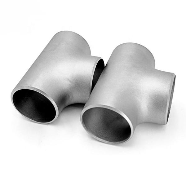 Silver ASTM B363 Gr. 12 Titanium Tee Forged Pipe Fittings with Thickness Sch5S