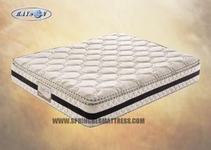 Wholesale Resilient 3D Pillow Top Compression Mattress 10 Inch For Hotel / 2000 Pocket Mattress from china suppliers