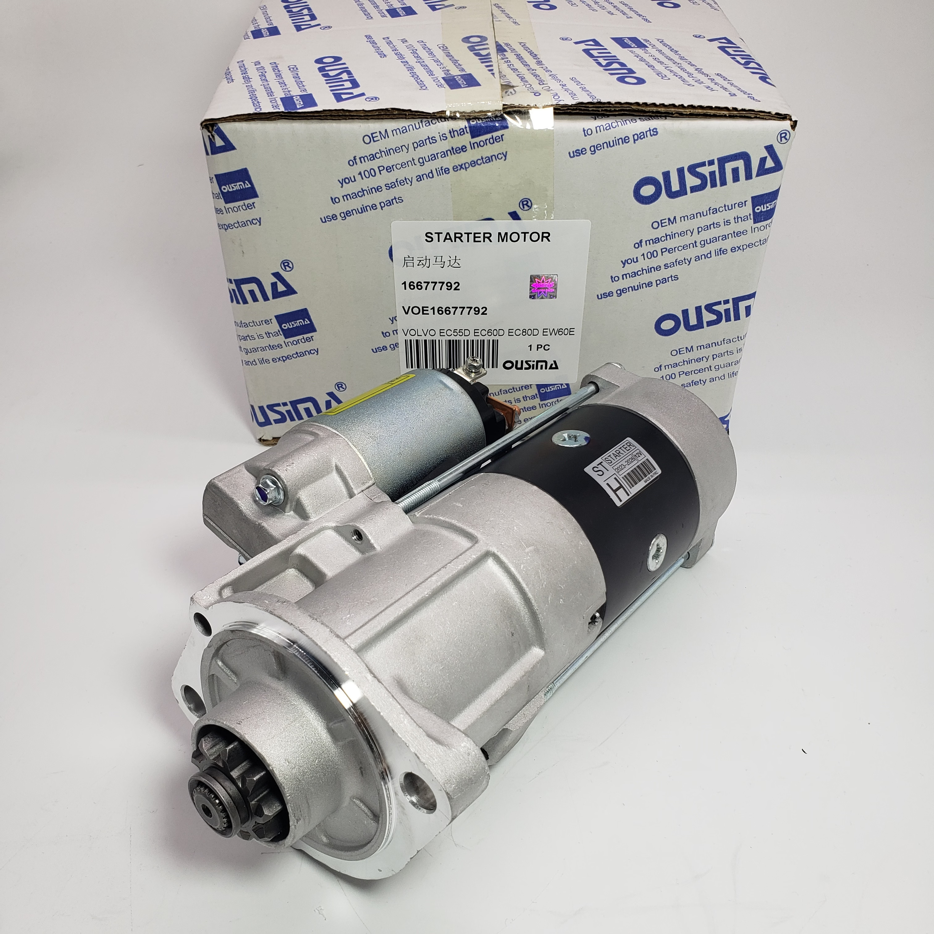 Starter Motor 16677792 VOE16677792 For Vo-lvo EC55D EC60D EC60E EC80D