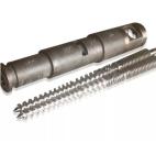 Conical Twin Screw Barrel Nitrided Bimetallic Screw For Extruder Machine