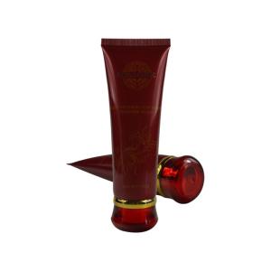 Wholesale Custom empty soft cosmetic hand cream packaging squeeze round tube yellow from china suppliers