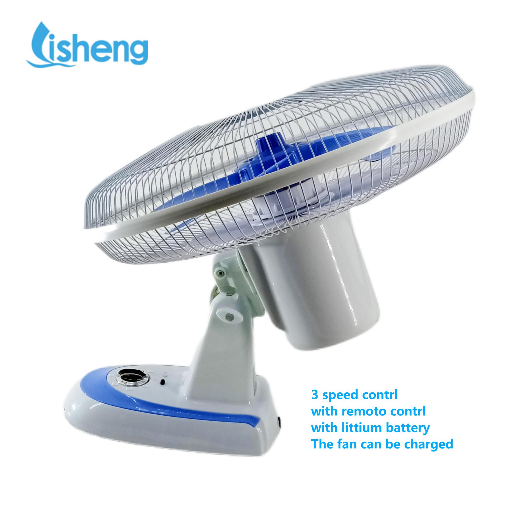 Electric Ceiling Household Air Cooling Fan 16 Inch AC / DC Wall Fan 12V / 220V