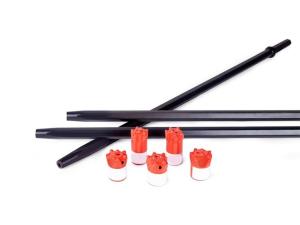 Wholesale Tunnelling Chisel Bit Integral Drill Steel Hex 22 108 mm Diameter 25 - 34mm from china suppliers
