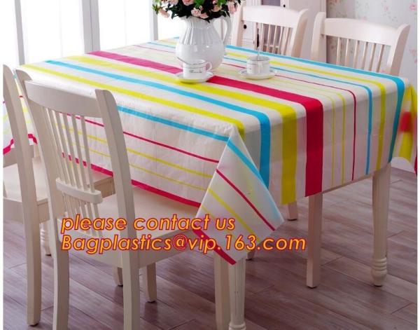 Table cloth PVC non-woven cloth waterproof cloth mat oil proof plastic