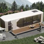 Earthquake Resistance Grade 8 and Aluminum Material Movable Capsule Dwelling for