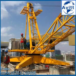 Wholesale 6tons Luffing Jib Derrick Crane for 10t Internal Tower Crane Dismounting from china suppliers