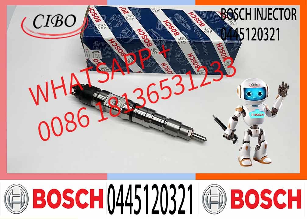 Diesel Fuel Injector 0445120321 0445 120 321 for Diesel Engine Men D20; Men D26 200V10100-6126