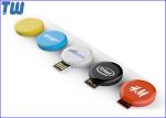 Tiny Twister Round 64GB Flash Drives Customized Branding USB Device