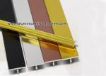 6mm / 8mm Aluminium T Shape Division Bar For Furniture Trim / Decor