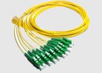 12 Stand OS2 Standard LC APC 9/125μm Fiber Optic Pigtail
