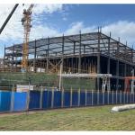 Q235 Hot Dip Galvanized Steel Structure High Rise Large Span Steel Structure