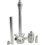 304 Stainless Steel 4 Holes Hookah Custom Shape For Natural Beginner