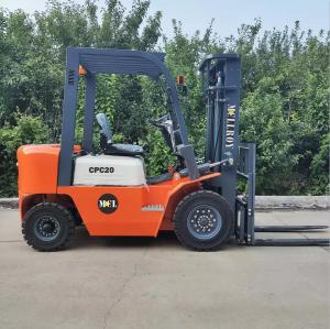 China Warehouse Forklift 4 Wheel Drive , Small Diesel Forklift 19km / Hour on sale