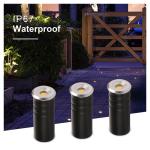 Mini IP67 1W CREE XPE LED Single Color inground light outdoor buried lamp