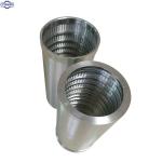industrial stainless steel johnson pressure sieve wedge wire centrifuge screen