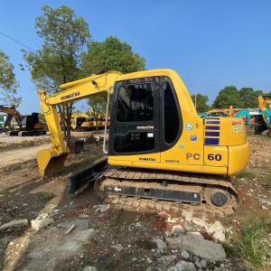 Wholesale 6 Tons Used Komatsu Excavator PC60 Mini Crawler Excavator Japan Original from china suppliers
