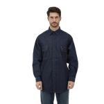 NFPA2112 Fire Retardant Cotton Denim Shirt Men'S FR Button Down Snap Shirt
