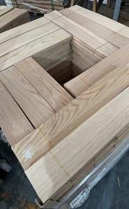 Wholesale Thick 1.2mm European White Oak Veneer Flooring light color AB grade from china suppliers