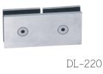 Glass clamps DL220, Material Zinc alloy type, Satin or Mirror, double type