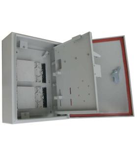 Wholesale White color Indoor Fiber Optic Terminal Box Wall Mounting 72 Cores With SC / FC / LC / ST Port from china suppliers