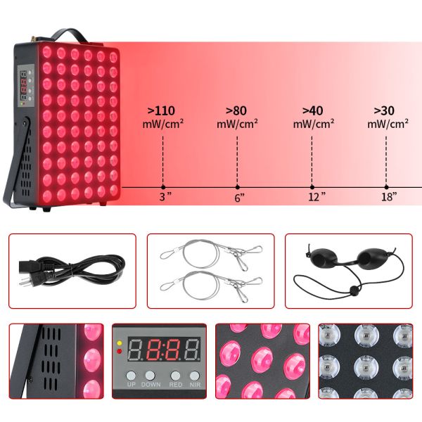 300W-6000W Infrared Light Panel , Red Light Therapy Full Body Panels