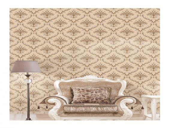 Quality Beautiful PVC Vinyl Wallpaper For Living Room Wall , Contemporary Wall Coverings for sale