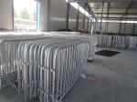 powder coated steel crowd control barrier