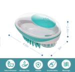 ABS Pet Wash Brush Bath Massage Brush Soft Silicone Bristles