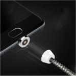Magnetic Phone Charger Cable 1m 5V 2A Fire proof With 3 Adapters