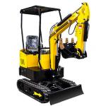 EPA Excavator Digging Machines Crawler Bagger 1 Ton Micro Digger