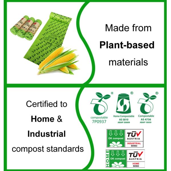 PBAT Biodegradable Reusable Shopping Bags Environmentally Friendly