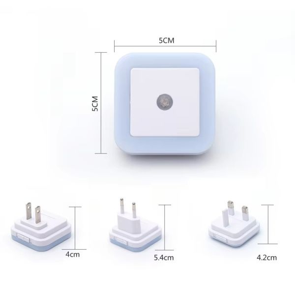 2700K Warm White Plug in Night Light Lamp Including Light Sensor Voltage