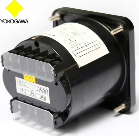 YOKOGAWA Switchboard Panel Analog Power Factor Meter 110x110mm 80x80mm Single Phase
