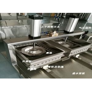 Pneumatic double tofu mould forming machine/tofu maker equipment