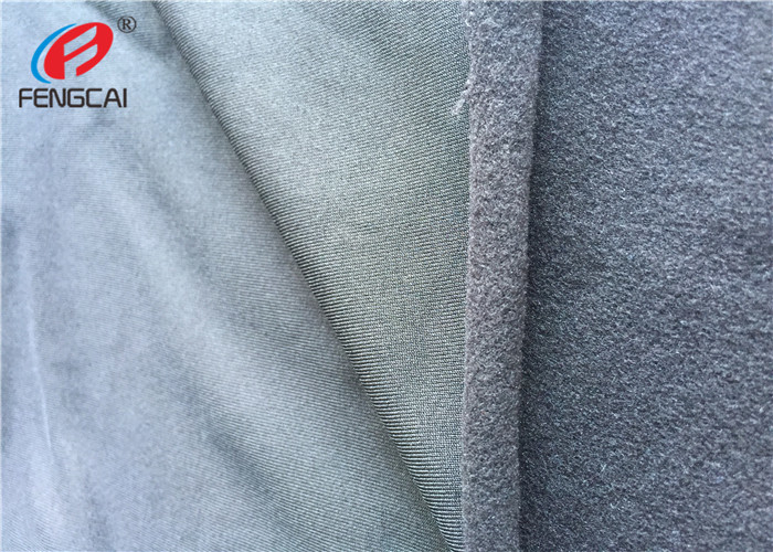 Anti-Pilling Brushed Polyester Spandex Warp Knitted Fabric For Sportswear