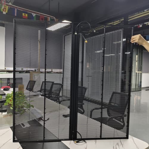 High Transparency LED Grille Screen IP40 5V SMD2020 High Protection Grille Window