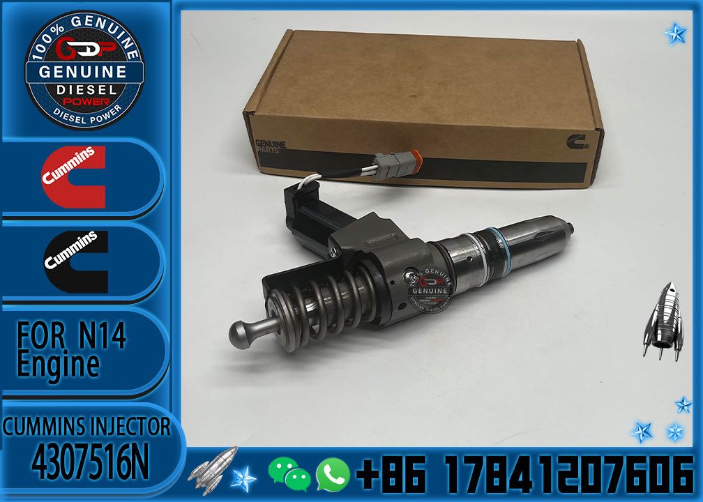4307516N Common Rail Diesel Fuel Injector 4307795 4307516N For Cummins QSN14 N14