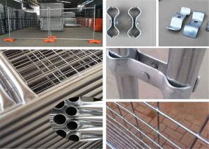 Wholesale temporary fencing HORBART 38MM fence panels mesh opening 75mmx75mm x 3.00mm/4.00mm diameter HDG 42 microns thick from china suppliers