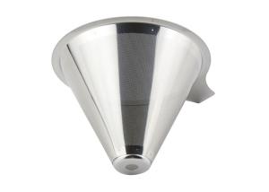 Wholesale Travel Washable Light Pour Over Coffee Dripper With 304 Stainless Steel Mesh from china suppliers